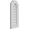 Ekena Millwork Octagonal Top Surface Mount PVC Gable Vent w/ 3-1/2"W x 1"P Standard Frame, 12"W x 28"H GVPOT12X2801SN - alternate 3